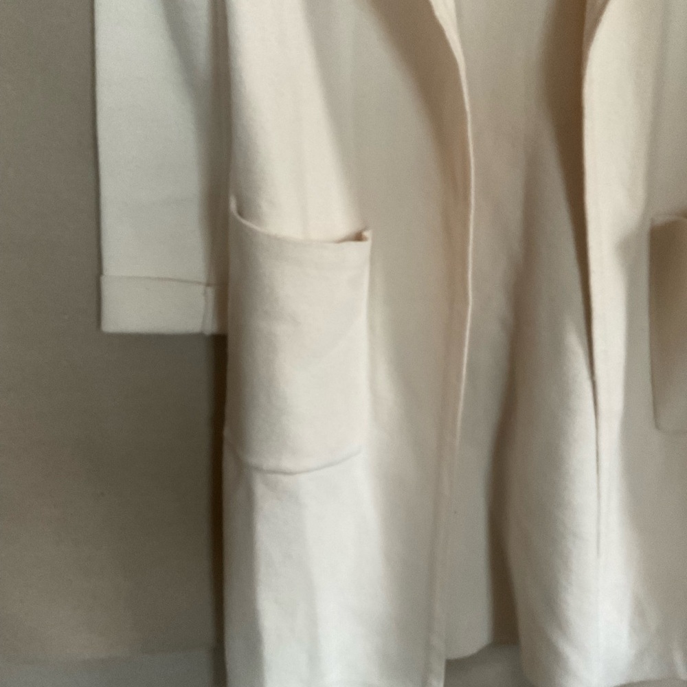 Anrabess Cream Open Front Cardigan. Cream. Size S. - Picture 3 of 9